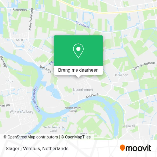 Slagerij Versluis kaart
