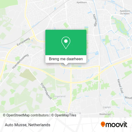 Auto Musse kaart