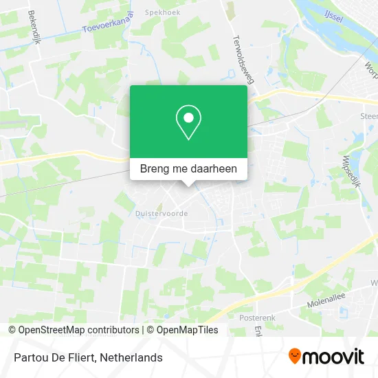 Partou De Fliert kaart