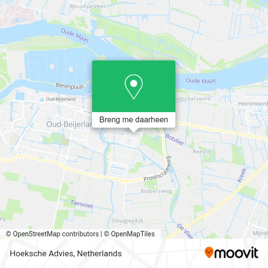 Hoeksche Advies kaart