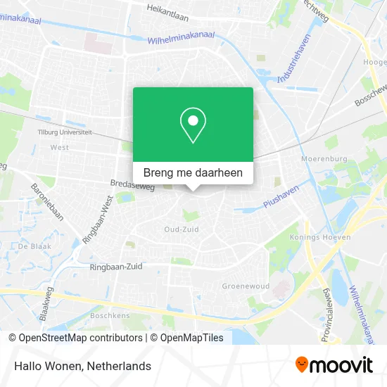 Hallo Wonen kaart