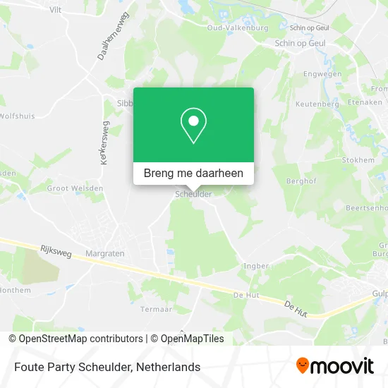 Foute Party Scheulder kaart
