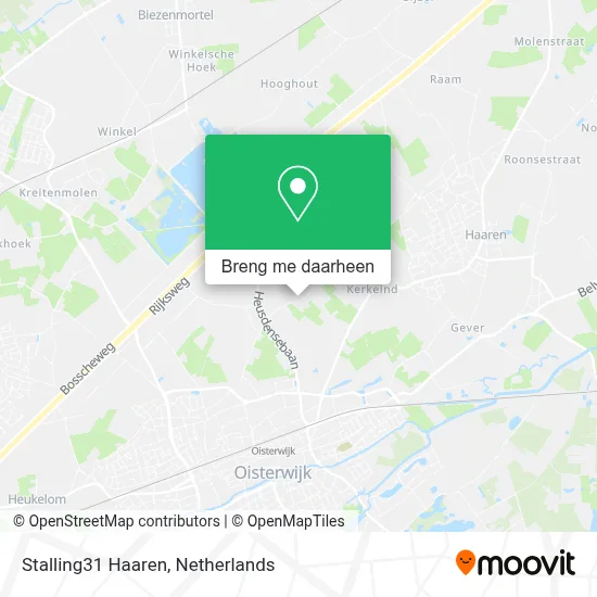 Stalling31 Haaren kaart