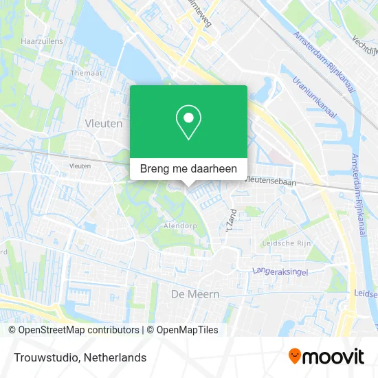 Trouwstudio kaart