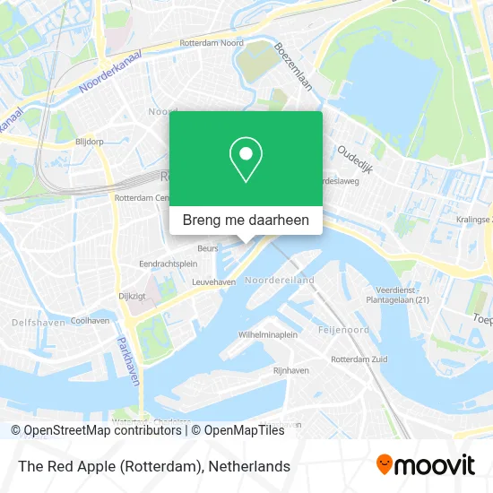 The Red Apple (Rotterdam) kaart