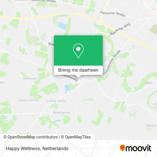 Happy Wellness kaart
