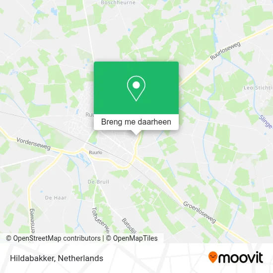 Hildabakker kaart