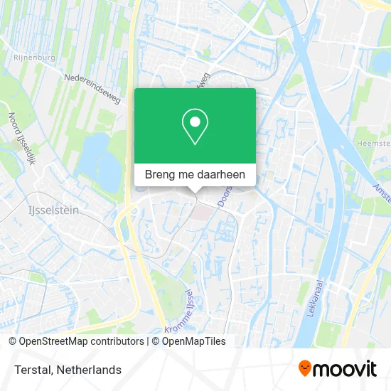 Terstal kaart