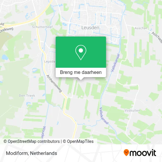 Modiform kaart