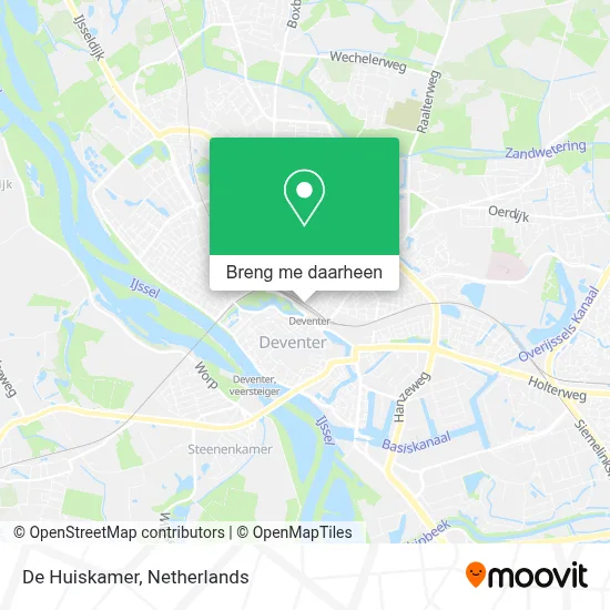 De Huiskamer kaart