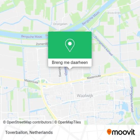 Toverballon kaart