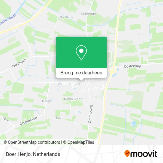 Boer Henjo kaart
