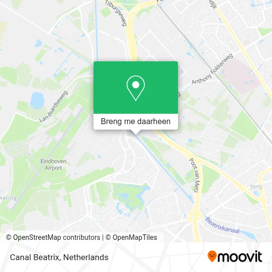 Canal Beatrix kaart