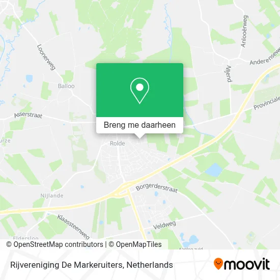Rijvereniging De Markeruiters kaart