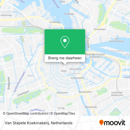 Van Stapele Koekmakerij kaart