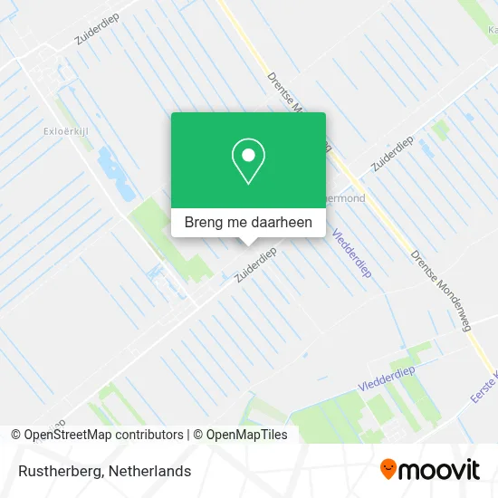 Rustherberg kaart