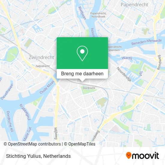 Stichting Yulius kaart
