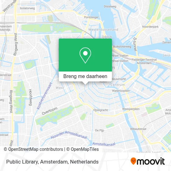 Public Library, Amsterdam kaart
