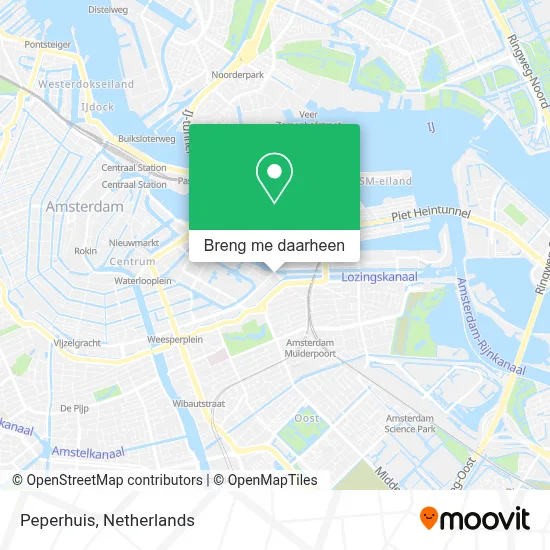 Peperhuis kaart