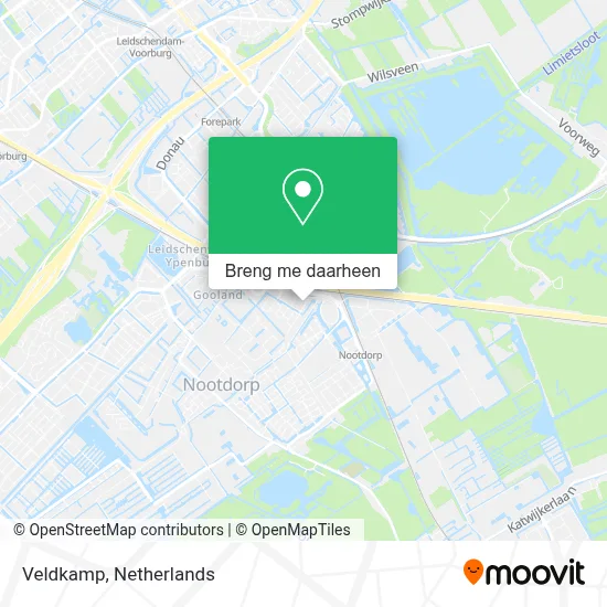 Veldkamp kaart