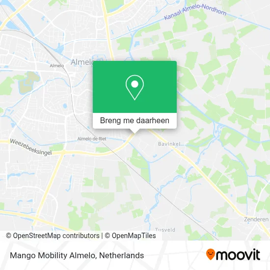 Mango Mobility Almelo kaart