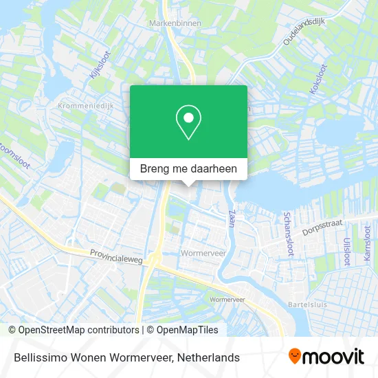 Bellissimo Wonen Wormerveer kaart