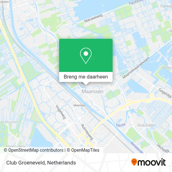Club Groeneveld kaart