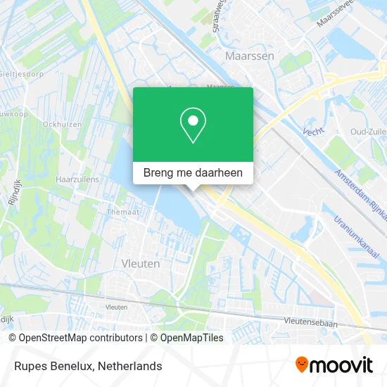 Rupes Benelux kaart