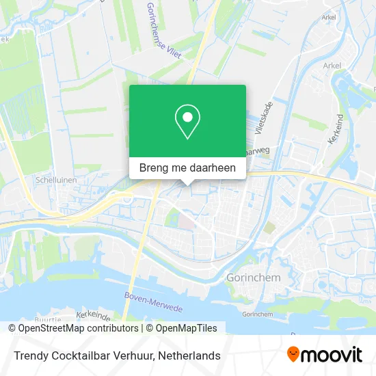 Trendy Cocktailbar Verhuur kaart