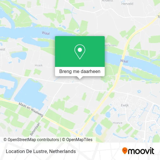 Location De Lustre kaart