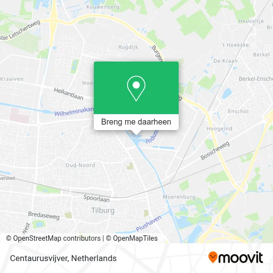 Centaurusvijver kaart