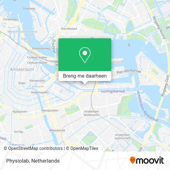 Physiolab kaart