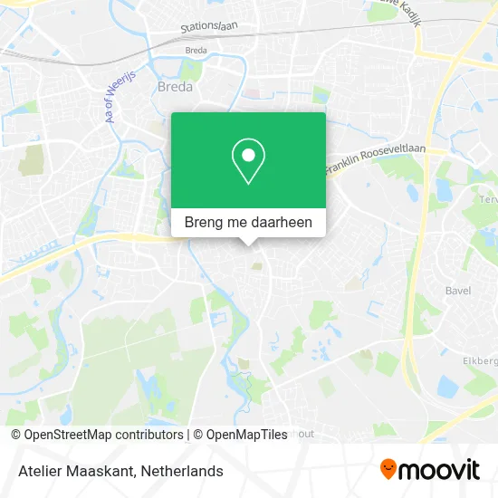 Atelier Maaskant kaart