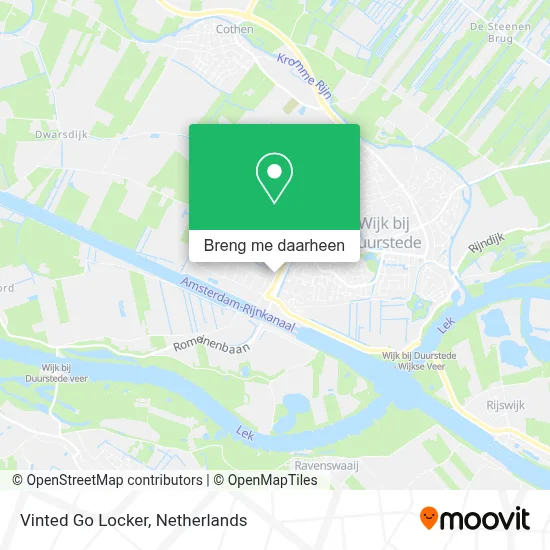 Vinted Go Locker kaart
