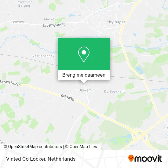 Vinted Go Locker kaart