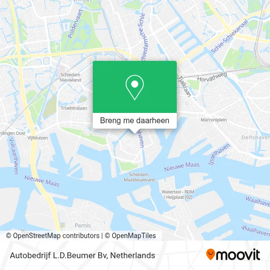 Autobedrijf L.D.Beumer Bv kaart