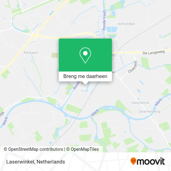 Laserwinkel kaart