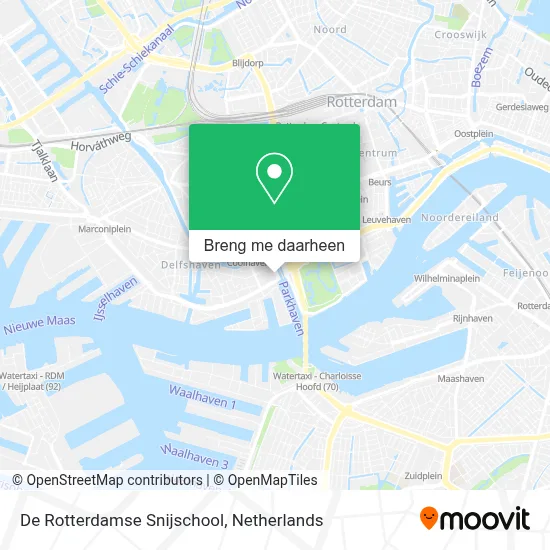 De Rotterdamse Snijschool kaart