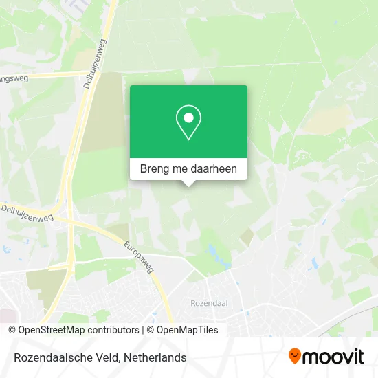Rozendaalsche Veld kaart