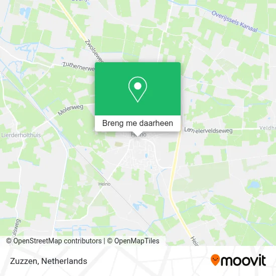 Zuzzen kaart