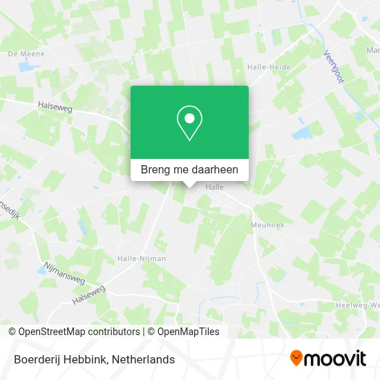 Boerderij Hebbink kaart