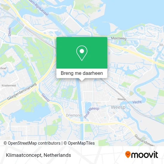 Klimaatconcept kaart