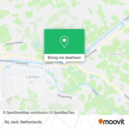 Bij Jack kaart