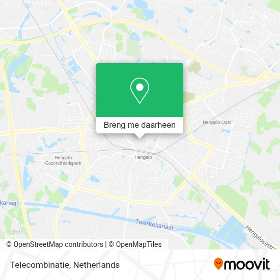 Telecombinatie kaart