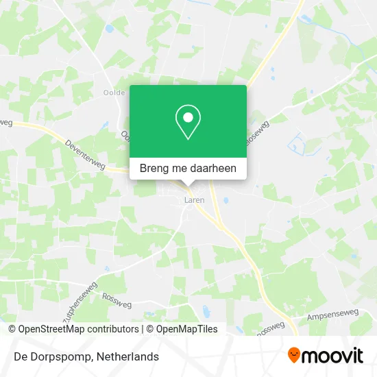 De Dorpspomp kaart