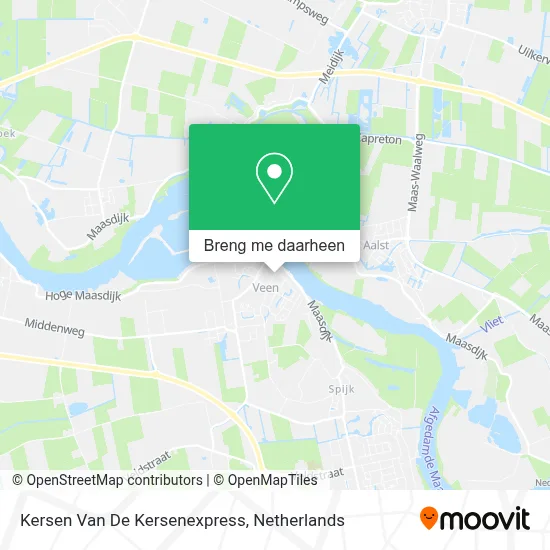Kersen Van De Kersenexpress kaart
