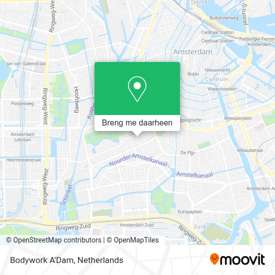 Bodywork A'Dam kaart