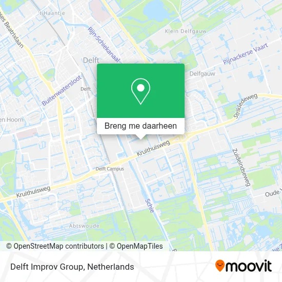 Delft Improv Group kaart