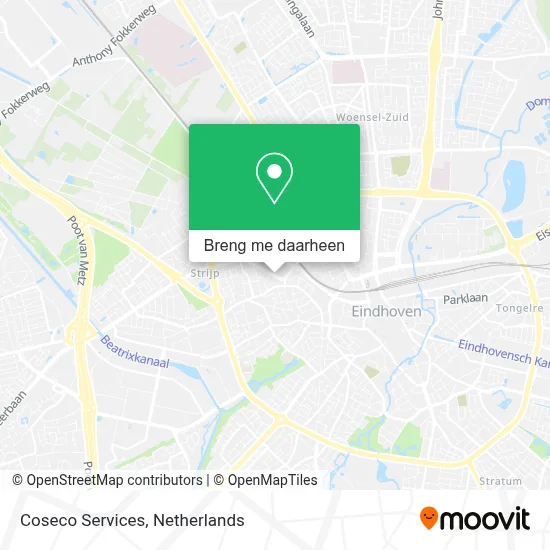 Coseco Services kaart