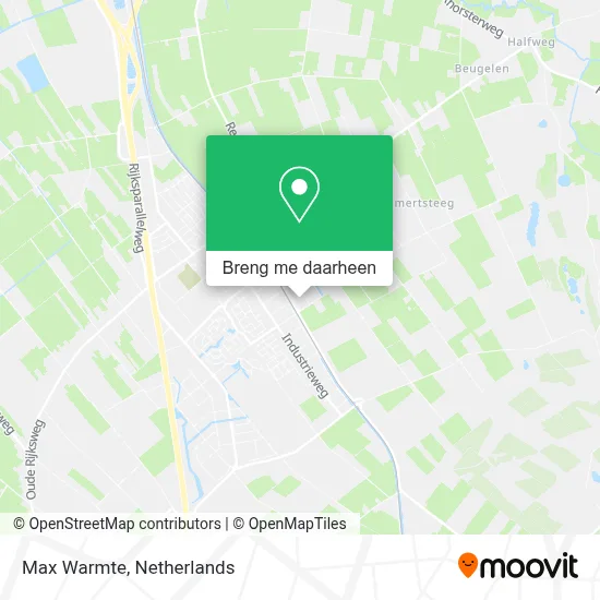 Max Warmte kaart